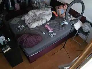 Camsoda Best live sex cam show of voyeurcam-julmodels-whitebed-2