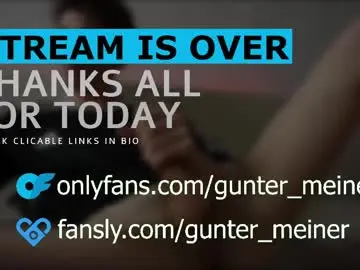 Chaturbate Best live sex cam show of guntermeiner