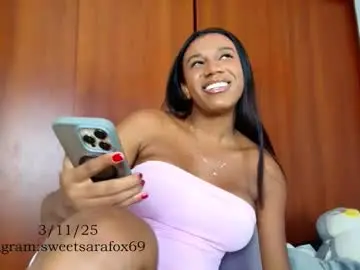 Chaturbate Live Porn of sweetsarafoxxx