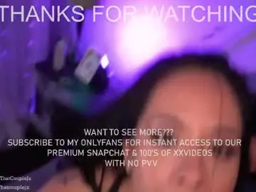 Chaturbate Watch Live Sex Cams of thatcouplejx