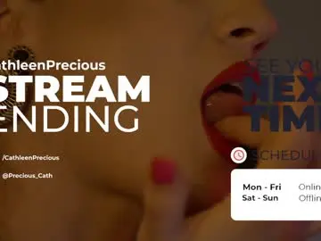 Chaturbate Watch Live Sex Cams of cathleenprecious