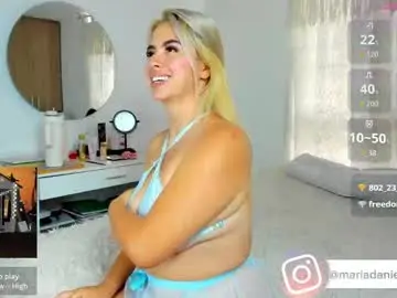 Chaturbate Best live sex cam show of mariadanielasanchez