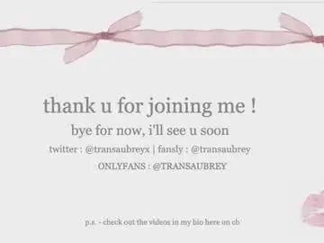 Chaturbate Live Sex of transaubrey