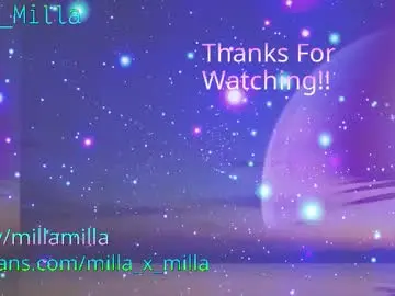 Chaturbate Sex Chat of milla_milla