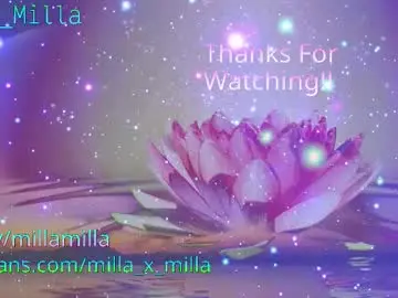 Chaturbate Best live sex cam show of milla_milla