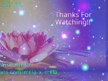 Chaturbate Sex Chat of milla_milla