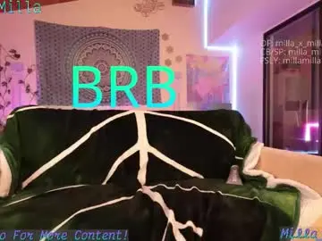 Chaturbate Live Porn of milla_milla