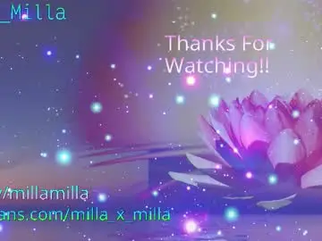 Chaturbate Free Live Porn of milla_milla