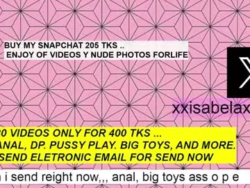 Chaturbate Live Sex Cam of xxisabelaxxx
