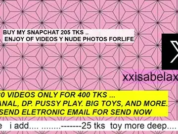 Chaturbate Sex Chat of xxisabelaxxx