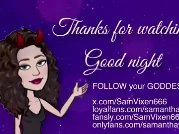 Chaturbate Private Sex Chat of samanthavixen
