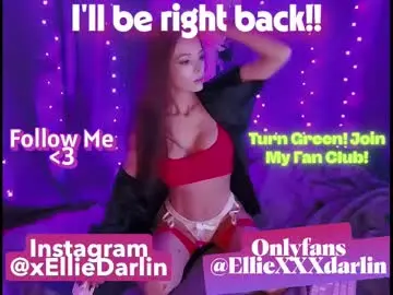 Chaturbate Live Sex Cam of elliedarlin