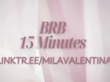 Chaturbate Nude Webcam of milavalentinax