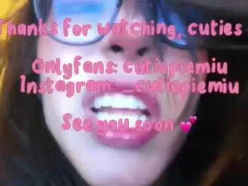 Chaturbate Nude Webcam of cutiepiemiu