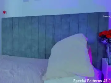 Chaturbate Adult Webcam of hanna_connorss