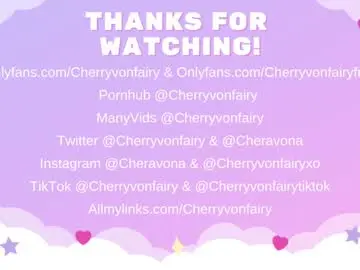 Chaturbate Best Webcam of cherryvonfairy