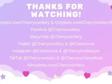Chaturbate Live Sex Cam of cherryvonfairy