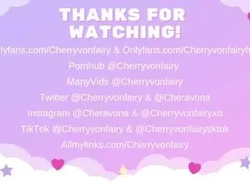 Chaturbate Live Sex Cam of cherryvonfairy