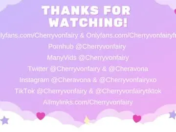 Chaturbate Live Sex Cam of cherryvonfairy
