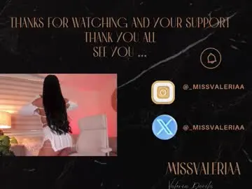 Chaturbate Live Sex of missvaleriaa
