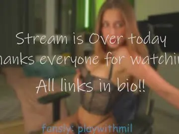 Chaturbate Best live sex cam show of playwithmil