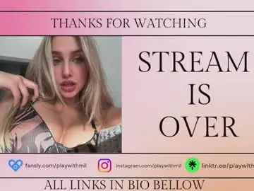 Chaturbate Adult Webcams of playwithmil