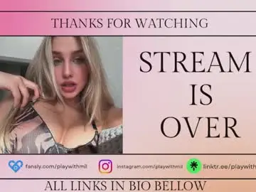 Chaturbate Watch Live Sex Cams of playwithmil