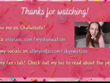 Chaturbate Best Webcam of skyewatson