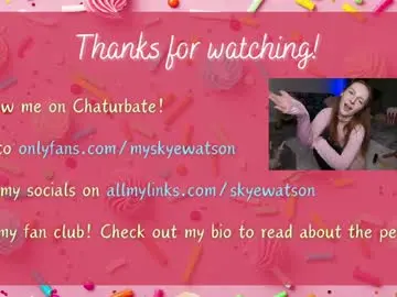 Chaturbate Adult Webcam of skyewatson