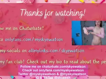 Chaturbate Live Sex Cam of skyewatson