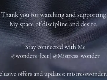 Chaturbate Free Porn Cam of wonders_feet