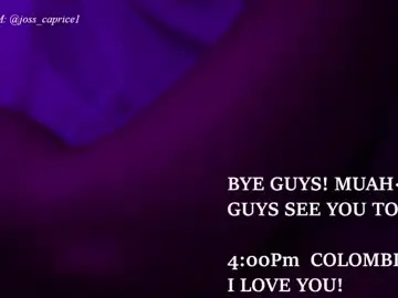 Chaturbate Live Porn of joss_caprice