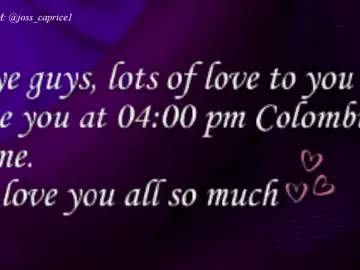 Chaturbate Best live sex cam show of joss_caprice