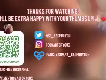 Chaturbate Nude Webcam of 2badforyou