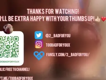 Chaturbate Watch Live Sex Cams of 2badforyou