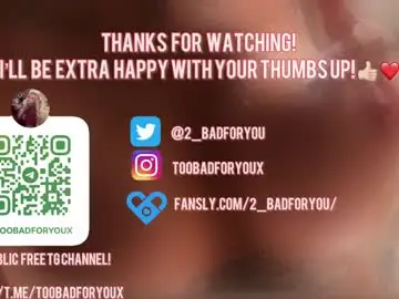 Chaturbate Best Webcam of 2badforyou