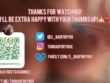 Chaturbate Best Webcam of 2badforyou