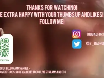 Chaturbate Best Webcam of 2badforyou