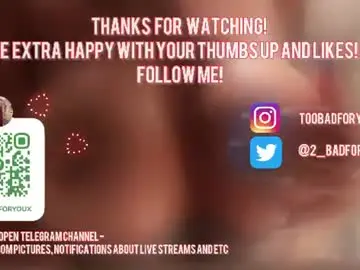 Chaturbate Private Sex Chat of 2badforyou