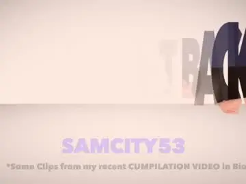 Chaturbate Best live sex cam show of samcity53