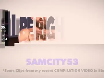 Chaturbate Sex Cam of samcity53