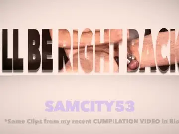 Chaturbate Watch Live Sex Cams of samcity53