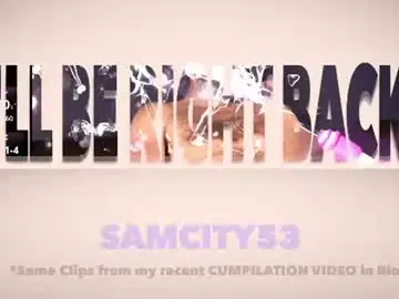 Chaturbate Live Sex of samcity53