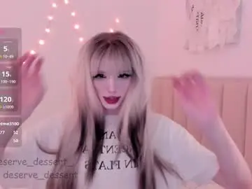 Chaturbate Best live sex cam show of deserve_dessert