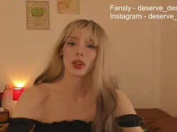 Chaturbate Best Webcam of deserve_dessert