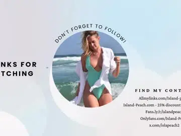 Chaturbate Adult Webcam of island_peach