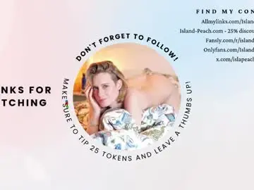 Chaturbate Adult Webcam of island_peach