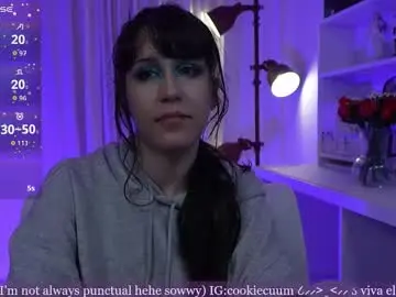 Chaturbate Best live sex cam show of cookielemoon