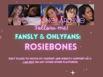 Chaturbate Adult Webcams of rosiebones