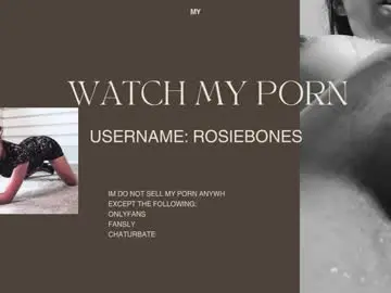 Chaturbate Private Sex Chat of rosiebones